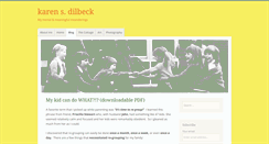 Desktop Screenshot of karensdilbeck.com